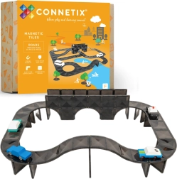 Connetix Roads Creative Pack μαγνητικοί δρόμοι – δημιουργικό σετ 48 τεμ.