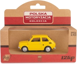 Μοντέλο αυτοκινήτου Fiat 126p κίτρινο 1:43