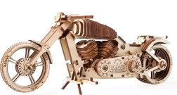 Ξύλινο 3D παζλ μηχανάκι UGEARS – μηχανικό μοντέλο χωρίς κόλλα