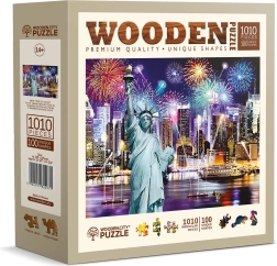 Ξύλινο παζλ WOODEN CITY Νυχτερινή Νέα Υόρκη 1010 κομμάτια