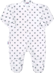 Βρεφικό φορμάκι NEW BABY Classic II γκρι με αστεράκια
