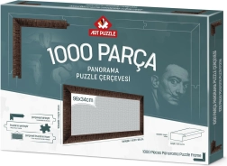 Κορνίζα για παζλ 96x34 cm καφέ