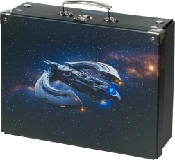 Baagl πτυσσόμενη σχολική βαλίτσα Διαστημόπλοιο