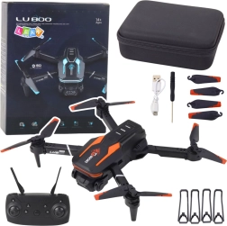Drone με κάμερα LU800 με φώτα LED - πορτοκαλί