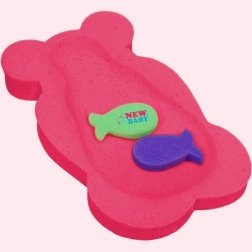Αφρώδες υπόστρωμα για μπάνιο New Baby Basic αρκουδάκι κόκκινο