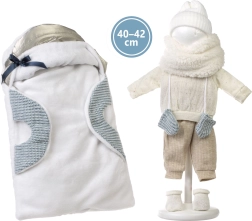 Ρουχαλάκι με φορητό στρωματάκι για κούκλα NEW BORN 40–42 cm