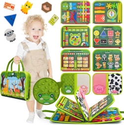 2Kids Toys αισθητηριακό βιβλίο δραστηριοτήτων (busy book) Ζωάκια