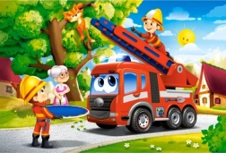 Παζλ Castorland πυροσβέστες εν δράσει MAXI 40 κομμάτια