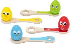 VIGA αγώνας με αυγό σε κουτάλι – ξύλινο παιχνίδι ισορροπίας για παιδιά