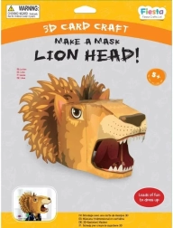 Fiesta Crafts δημιουργικό σετ 3D μάσκα Λιοντάρι