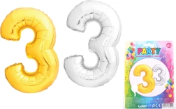 Φουσκωτό μπαλόνι σε σχήμα αριθμού 3