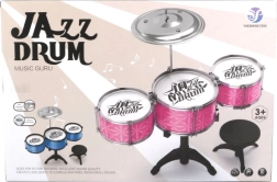 Παιδικό σετ τυμπάνων με σκαμπό Yuesheng Toys
