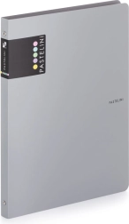 Κλασέρ με κρίκους A4 PASTELINI γκρι