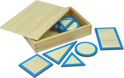 Moyo Montessori βάσεις για γεωμετρικά στερεά με κουτί