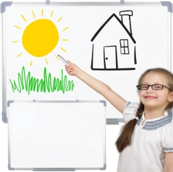 Μαγνητικός πίνακας λευκός στεγνής διαγραφής 90 × 60 cm