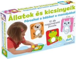 Dohany baby ένθετο παζλ ζώα με τα μικρά τους