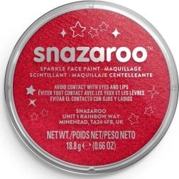 SNAZAROO Γκλίτερ Κόκκινη Μπογιά Προσώπου 18ml