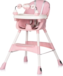 Καρεκλάκι φαγητού Chipolino Avocado Powder pink