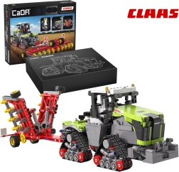 Κατασκευαστικό σετ CaDA τρακτέρ CLAAS XERION 5000 TRAC TS με ερπύστριες 1:32 (1336 τεμάχια)