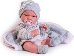 Ρεαλιστική κούκλα μωρό με ολόσωμο βινύλινο σώμα 33 cm ANTONIO JUAN