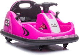 Ροζ ηλεκτρικό παιδικό αυτοκινητάκι τύπου bumper car