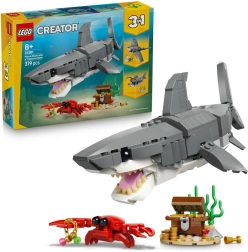 LEGO Creator 3σε1 άγριος καρχαρίας και σεντούκι θησαυρού