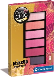 Crazy Chic Teen παλέτα σκιών ματιών Pink Power από την Clementoni