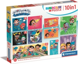 Παζλ DC Super Friends 10 σε 1 CLEMENTONI