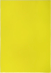 Διαφανής θήκη A4 L PVC κίτρινη
