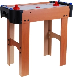Air hockey pro για παιδιά με απομίμηση ξύλου με ανεμιστήρα και αξεσουάρ – Dřevo