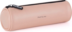 Στρογγυλή κασετίνα PASTELINI από PU, βερικοκί