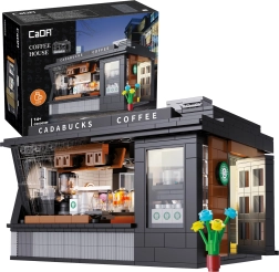 Τουβλάκια CaDA μοντέρνο καφέ Cadabucks Coffee House, 768 τεμάχια, LED φωτισμός