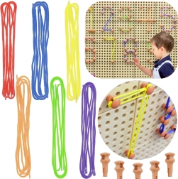 Masterkidz σετ με μανταλάκια και κορδόνια για επιστημονικο‑δημιουργικό πίνακα STEM