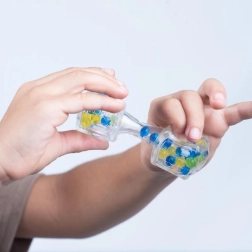 Fidget Blox Sound αντιστρες κύβος – μπλε και κίτρινο