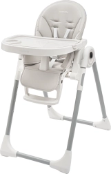 Καρεκλάκι φαγητού NEW BABY Iris, ζεστό γκρι