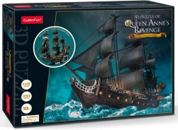 Φωτιζόμενο 3D παζλ ιστιοφόρου Queen Anne's Revenge