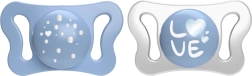 Chicco Physioforma Micro σιλικονούχα πιπίλα 0–2 μηνών για αγόρια 2 τεμ.