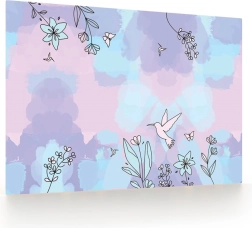 Σουπλά για τραπέζι με μοτίβο κολιμπρί