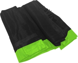 Προστατευτικό δίχτυ SKYRAMIZ για κήπινο τραμπολίνο 305 cm, 6 τούνελ – Πράσινο