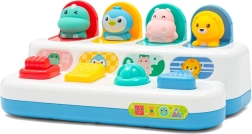 Διαδραστικό παιχνίδι με πεταγόμενα ζωάκια Baby Mix Peekaboo