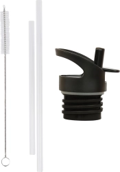 A Little Lovely Company σετ καπακιού, βουρτσάκι και καλαμάκι για ανοξείδωτο μπουκάλι 350 ml – Vesmír