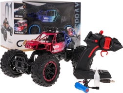 RC crawler REAL ROCK με λειτουργία καπνού 1:16 – Κόκκινο