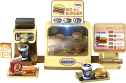 Woopie μίνι κατάστημα μπέργκερ Big Burger – παιδικό σετ fast food