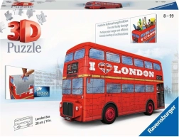 Ravensburger 3D παζλ λονδρέζικο λεωφορείο Doubledecker 216 κομμάτια