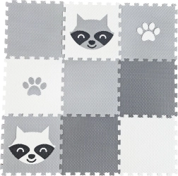 Minideckfloor Παιχνιδόχαρτο με Ρακούν και Πατουσάκια