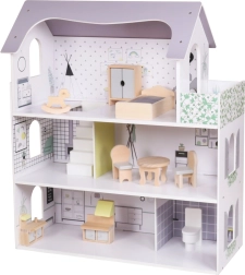 Ξύλινο κουκλόσπιτο rose Montessori Baby Mix