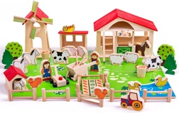 Μεγάλη Ξύλινη Φάρμα Bigjigs Toys