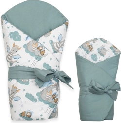 Διπλής όψης παιδικό φασκιωτήρι New Baby Dráček 80 × 80 cm