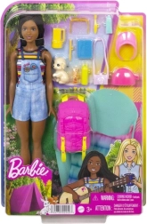 Barbie Brooklyn σετ κάμπινγκ με αξεσουάρ και κουταβάκι