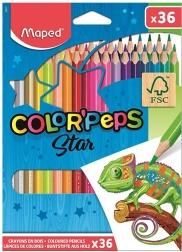 Ξυλομπογιές MAPED Color'Peps, 36 τεμ.